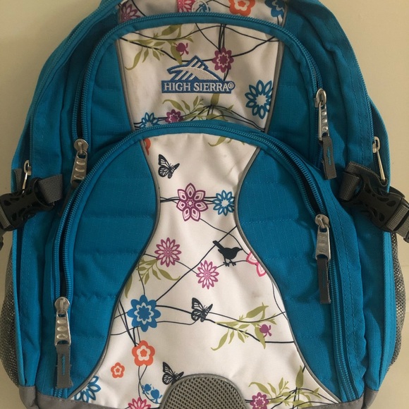 high sierra floral backpack
